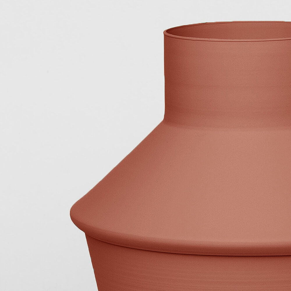 SHAKER Vase _ TERRACOTTA - fe Studio