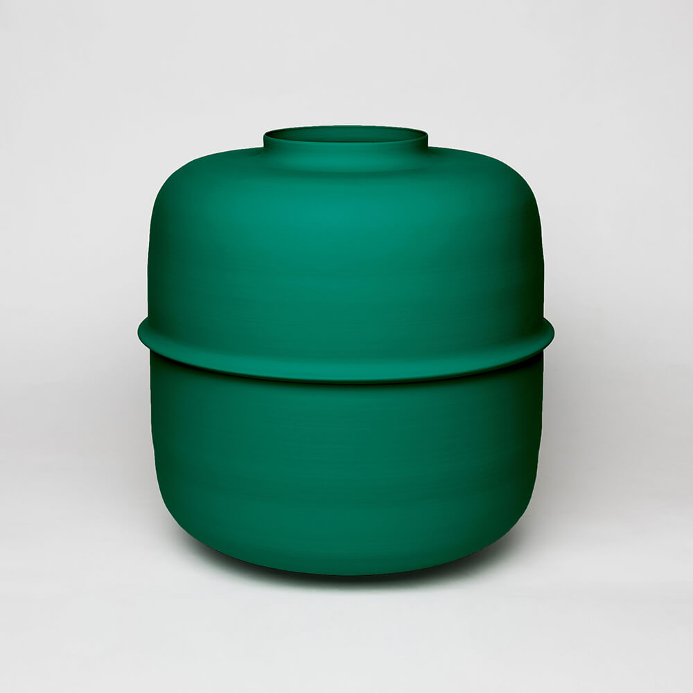 evergreen color chinese pottery kadim modern architypes metal vase vessels