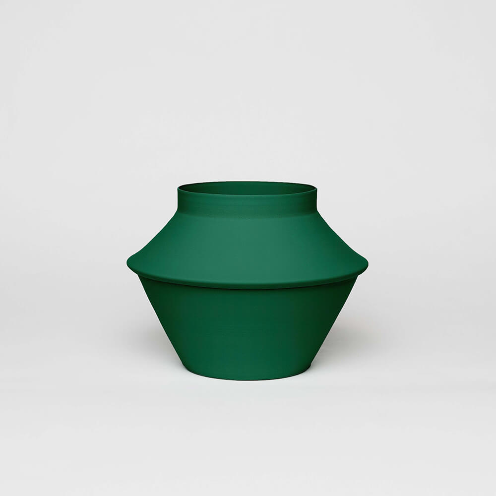 evergreen color cookie jar kadim modern architypes metal vase vessels