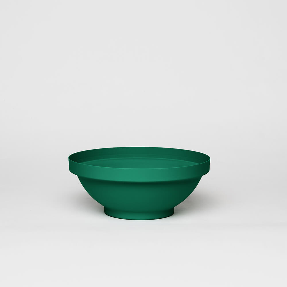 evergreen color fruit bowl kadim modern architypes metal vase vessels