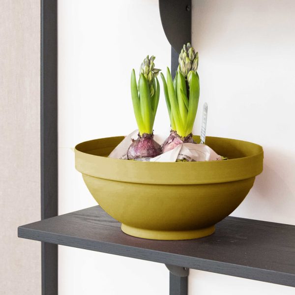 olive fruit bowl kadim modern architypes metal vase vessels