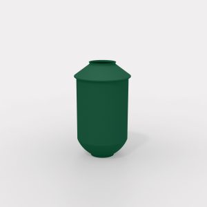 triptych אגרטלים XL ממתכת צבעונית ירוק עד yevani