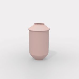 triptych XL vases colorfull metal nude yevani