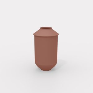 triptych XL vases colorfull metal terracotta yevani