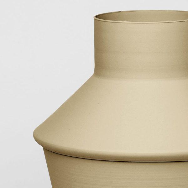metal vessel vase cashmere color kadim modern archeology
