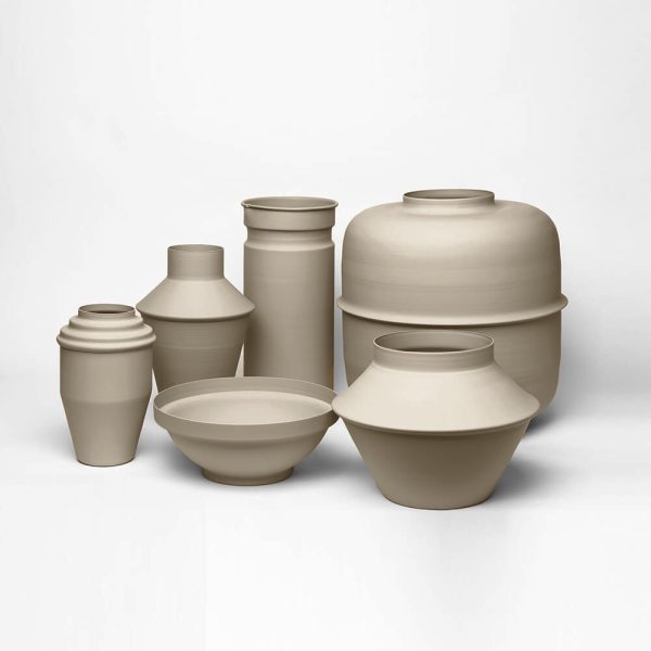 cashmere kadim modern architypes metal vase vessels