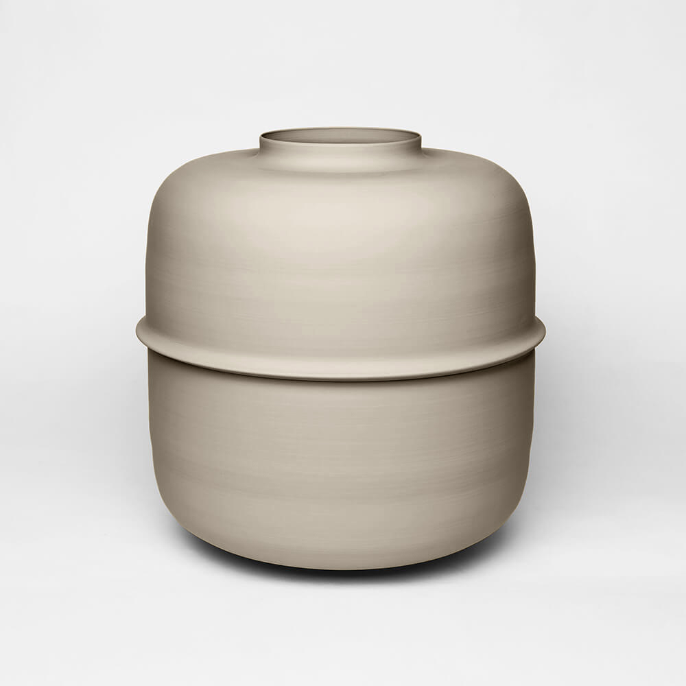 chinese pottery cashmere kadim modern architypes metal vase vessels