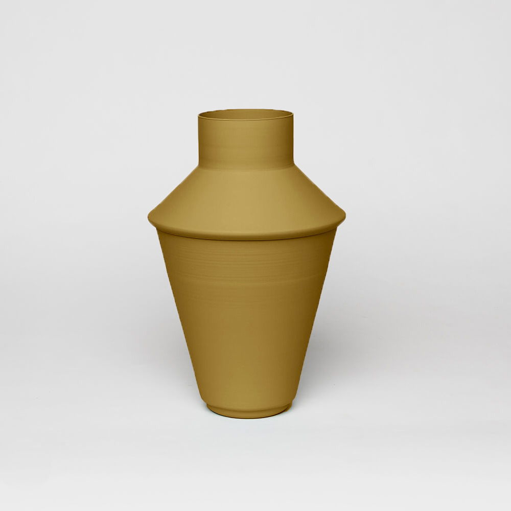 olive shaker kadim modern architypes metal vase vessels