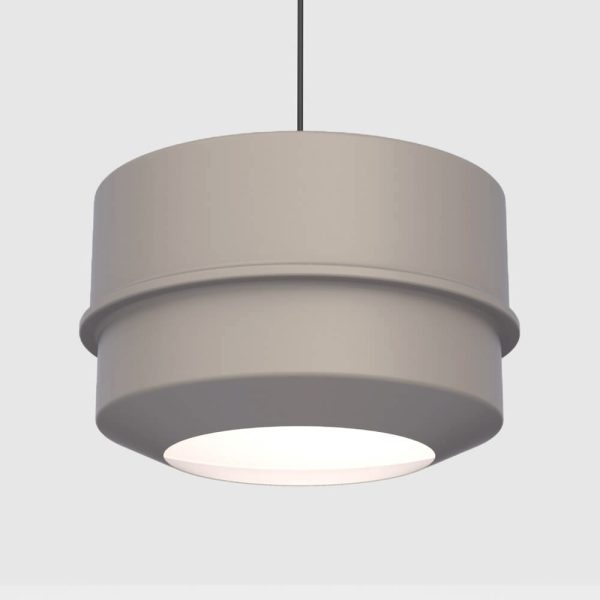 stage pendant light cashmere grey color metal aluminuim L size