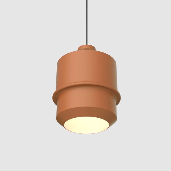 skope pendant light ginger color metal aluminuim M size