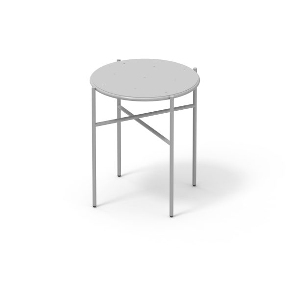 outdoor furniture metal side table balcony green ral 7035