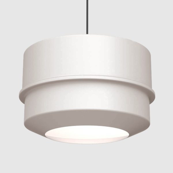 stage pendant light off white color metal aluminuim L size