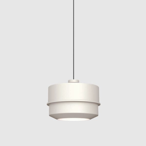 stage pendant light off white color metal aluminuim L size