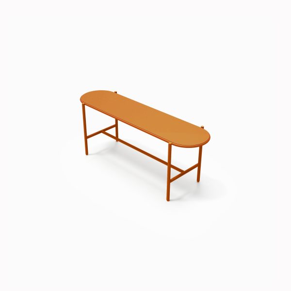 metal bench outdoor furniture balcony ginger ral 8001