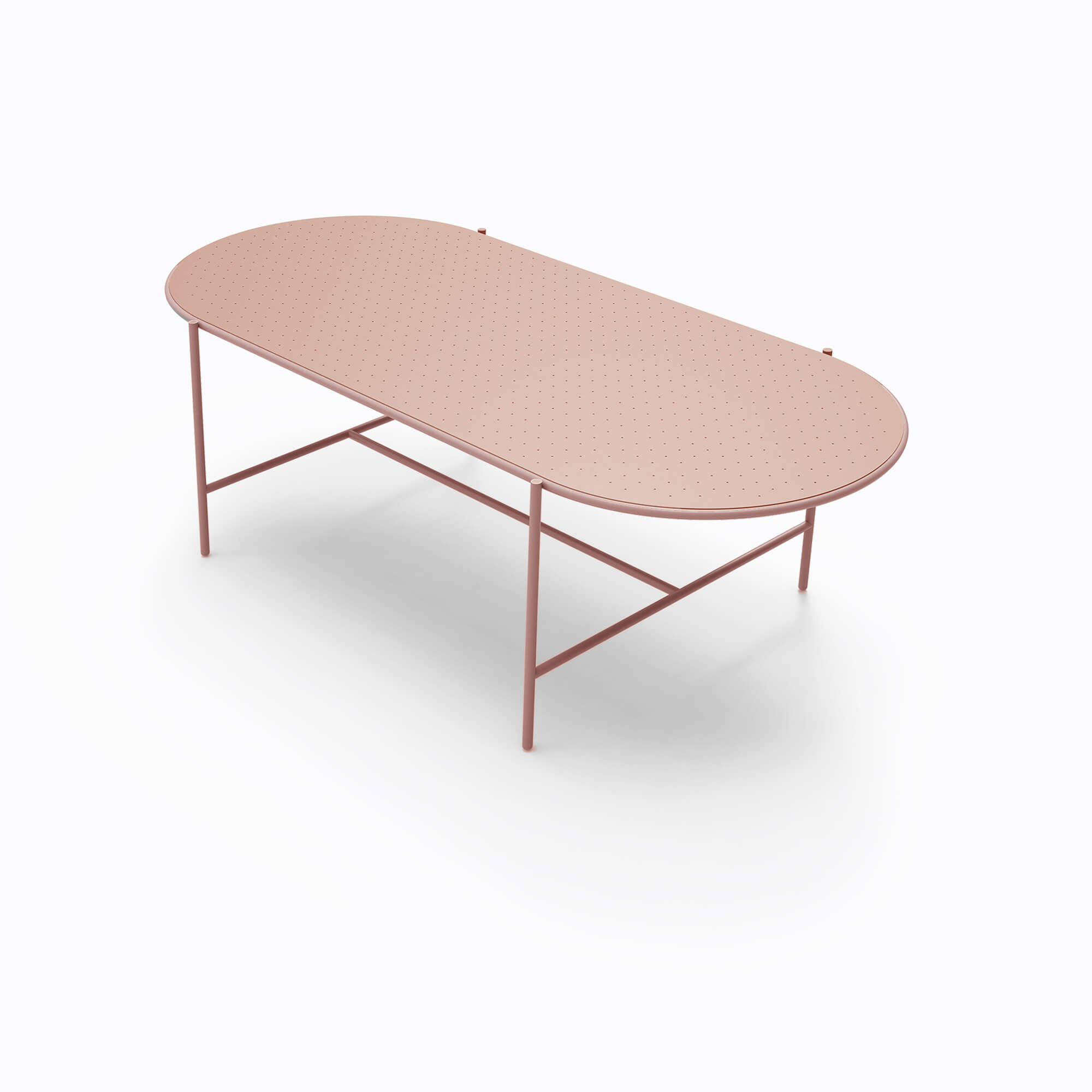 OUDOOR שולחן מתכת אלומיניום ניוד צבעוני 4 מושבים