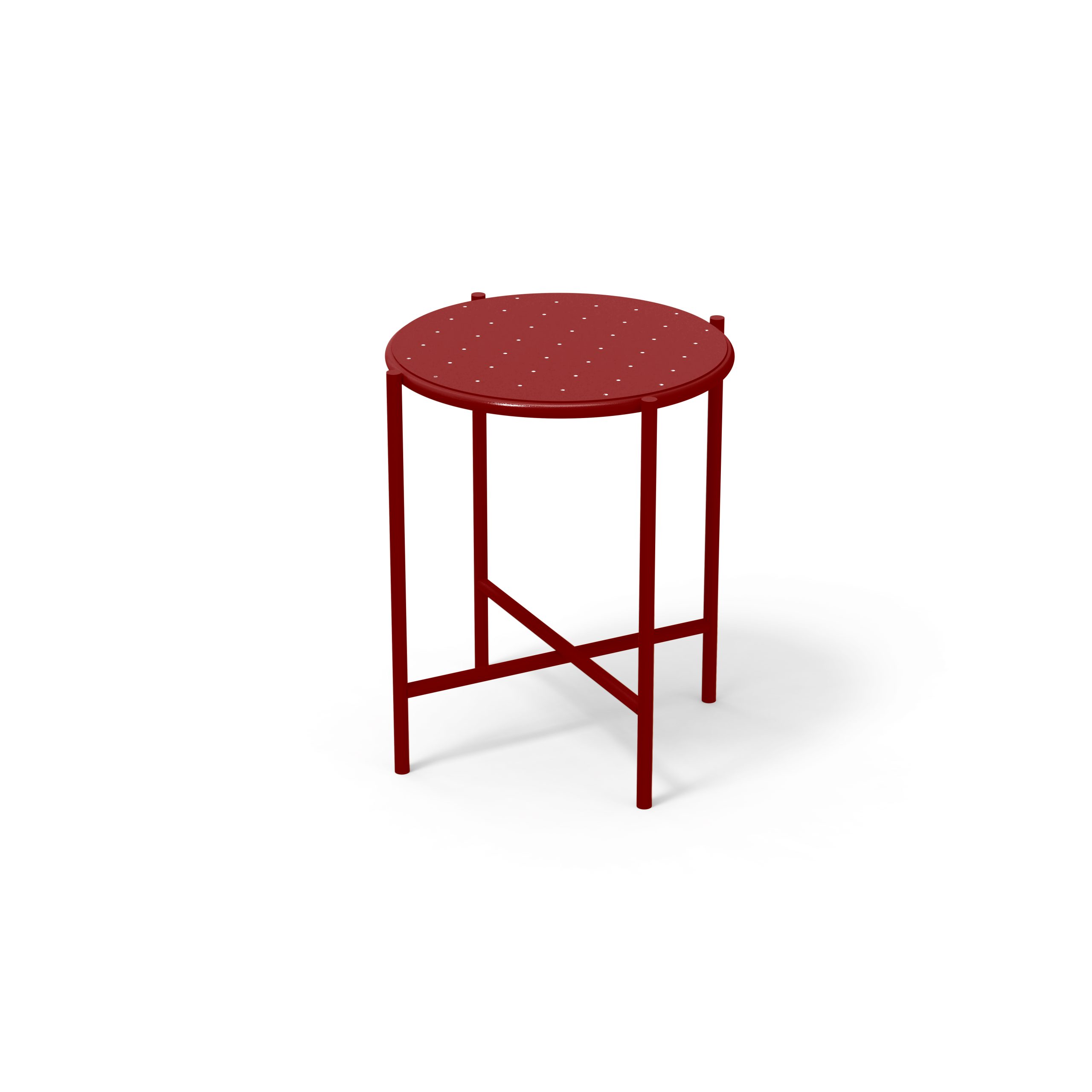 stool chair bordeauxe metal wine ral 3004