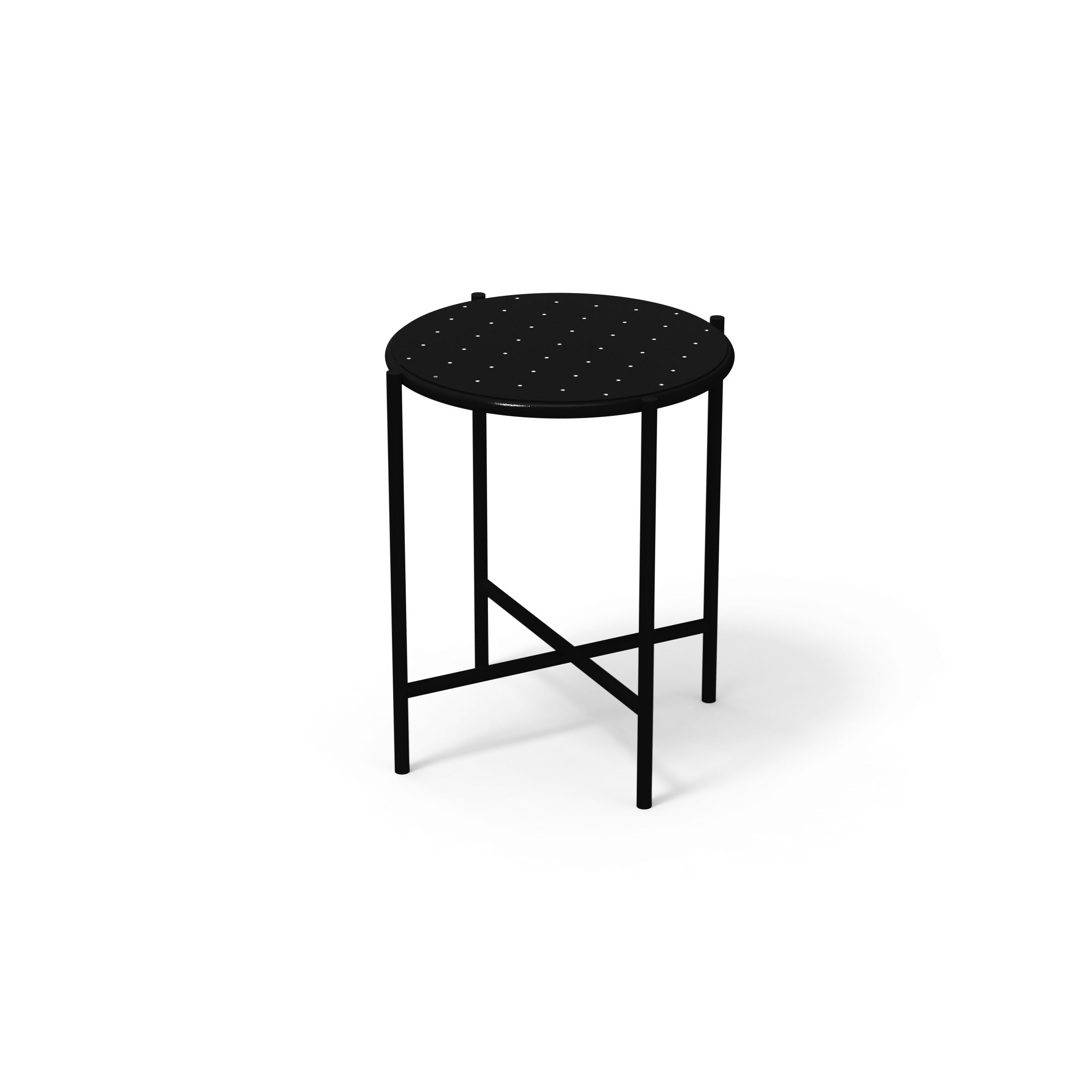 stool chair black metal