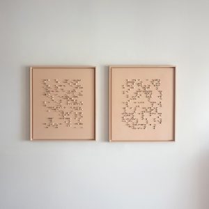 10 commandments made in metal nude art abstract