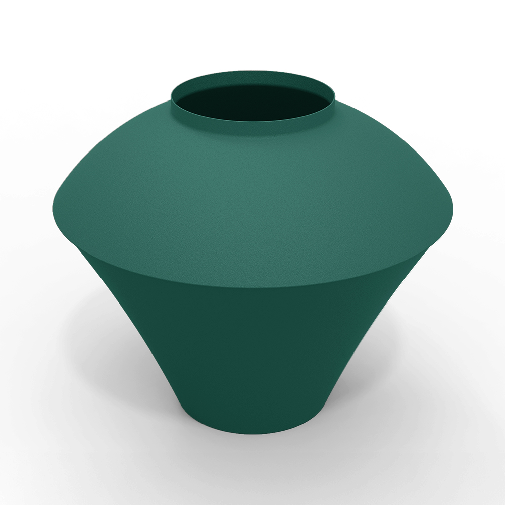 indoor planter evergreen metal green leaves