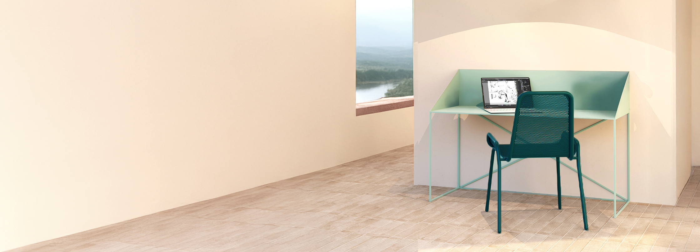 metal desk שולחן עבודה מתכת