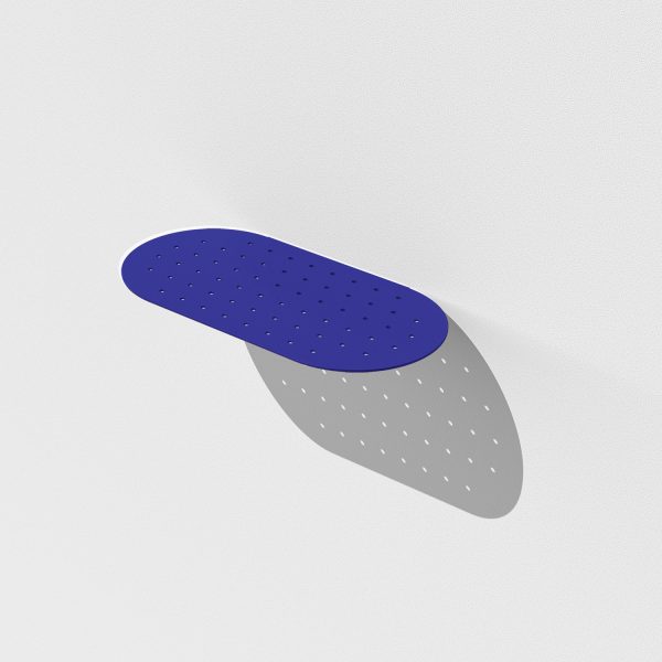 מדף מתכת צבעוני דקיק thin colorfull metal shelf כחול blue