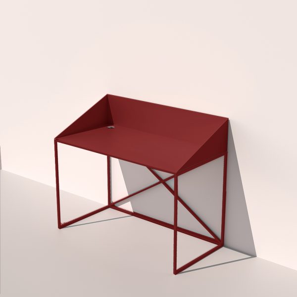 free standing desk metal wine