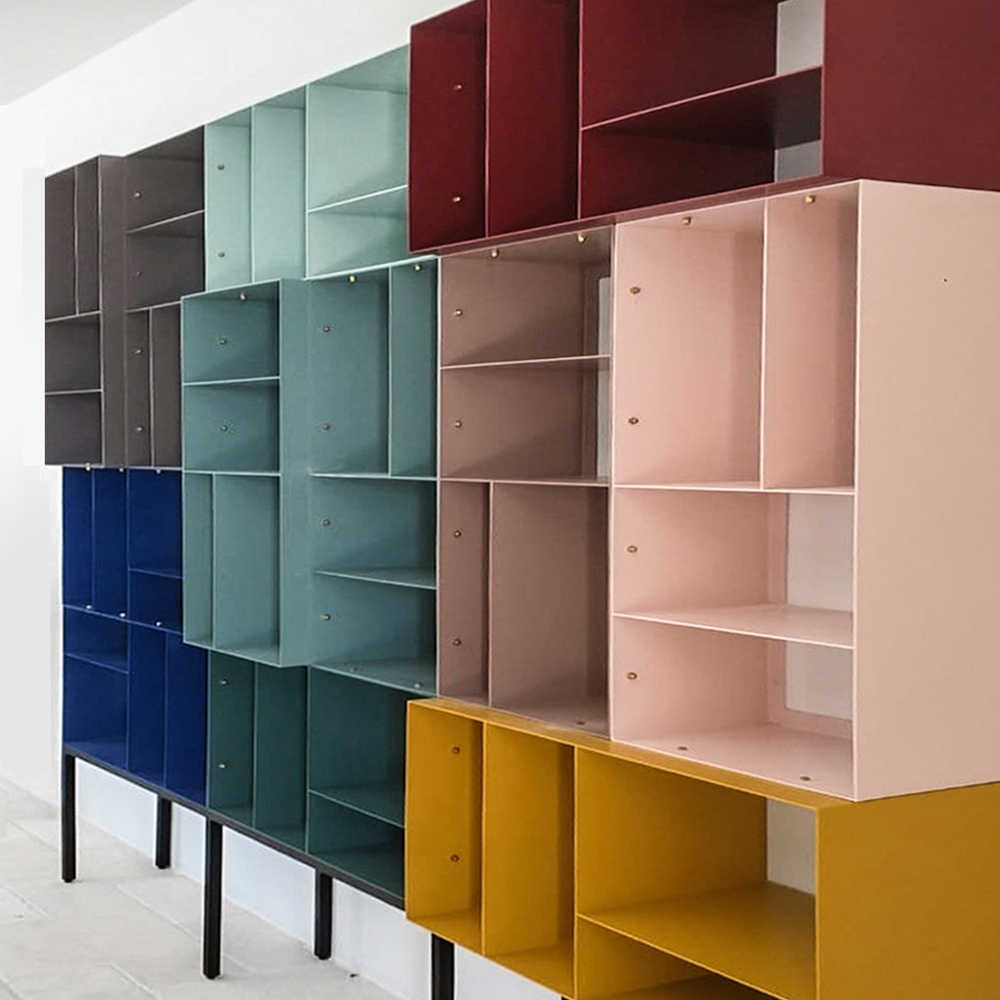 metal library colorful